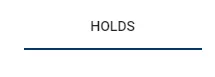 Holds